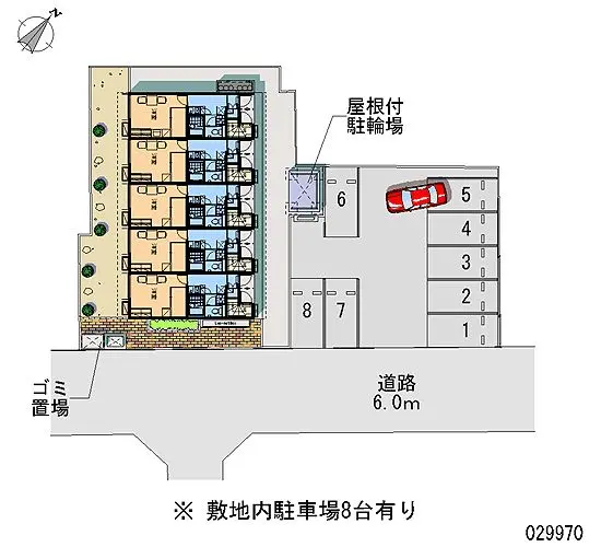 ★手数料０円★福井市菅谷　月極駐車場（LP）